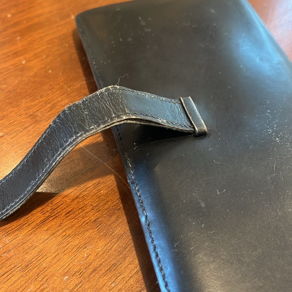 Vintage Hermes Bearn Wallet - Black - Picture 9 of 10
